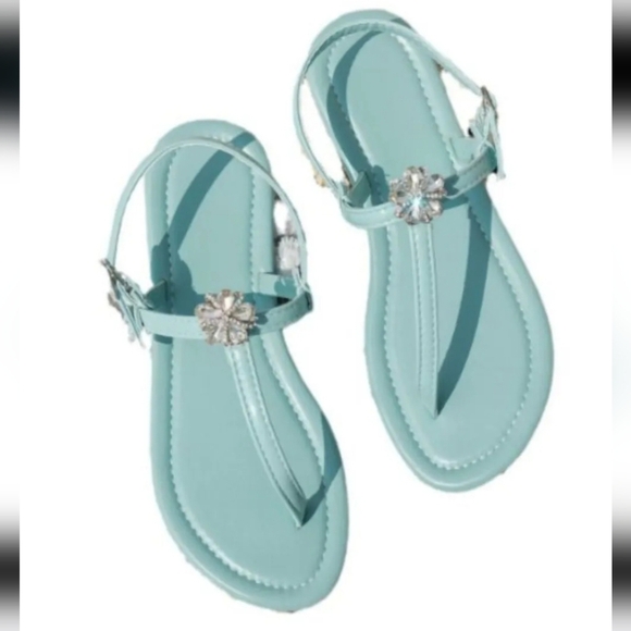 Toe Post Flats Sandals - Picture 1 of 5